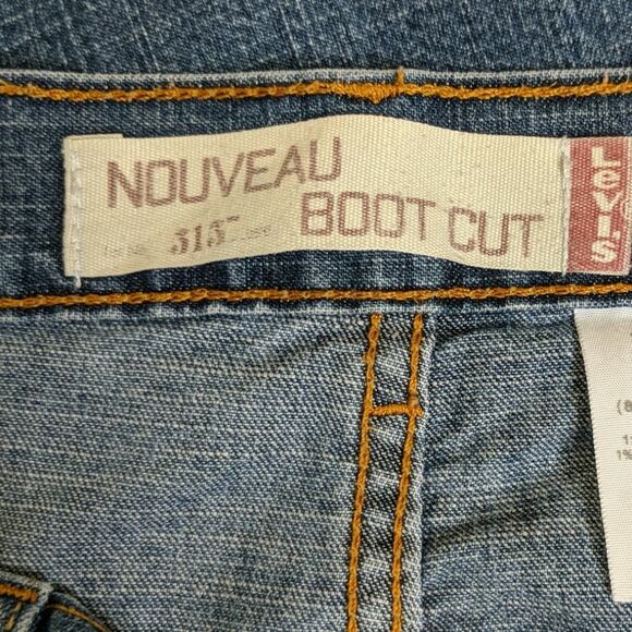 Levi's 515 Nouveau Bootcut Jeans Denim 10 S (Short) - Picture 6 of 8